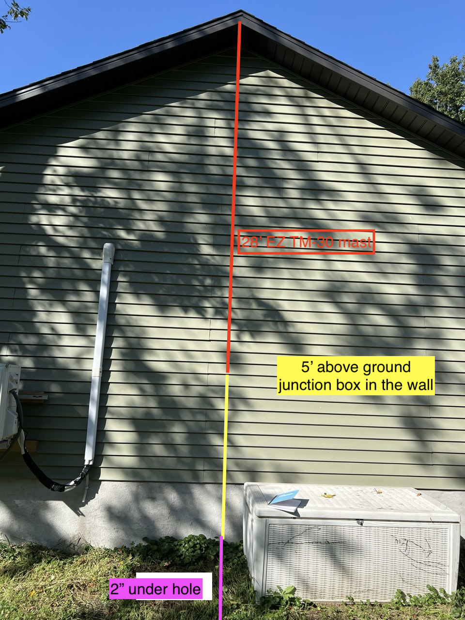 Garage wall